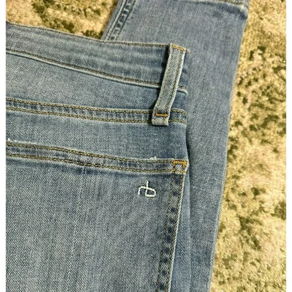 Rag & Bone Nina High Rise Skinny Jean Light Wash Size 25 - Picture 7 of 7